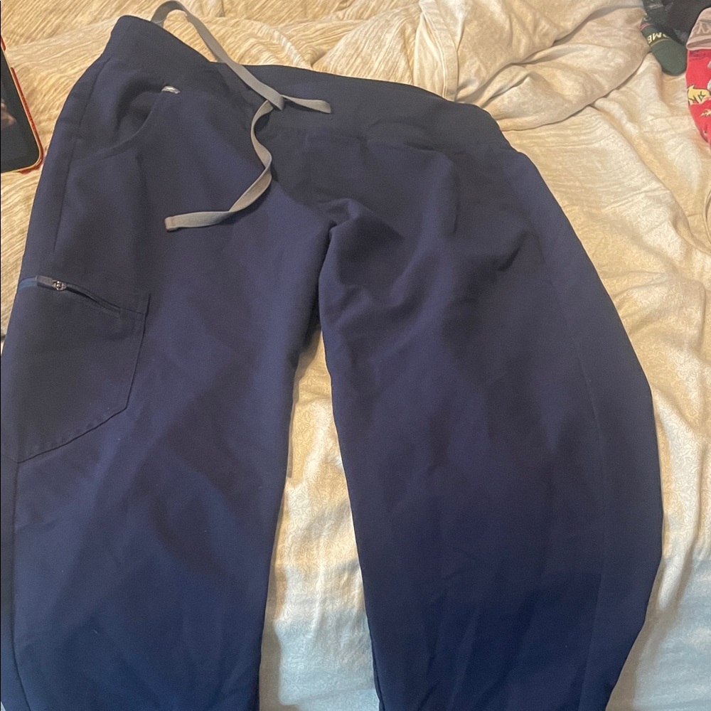 Figs Navy Drawstring Jogger Pants